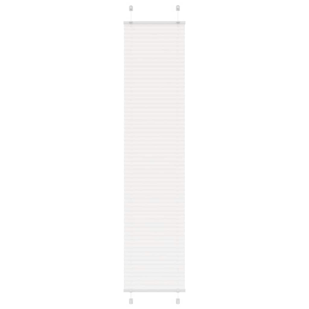 Plissé rolgordijn 50x200 cm stofbreedte 49,4 cm polyester wit