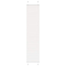 Plissé rolgordijn 50x200 cm stofbreedte 49,4 cm polyester wit