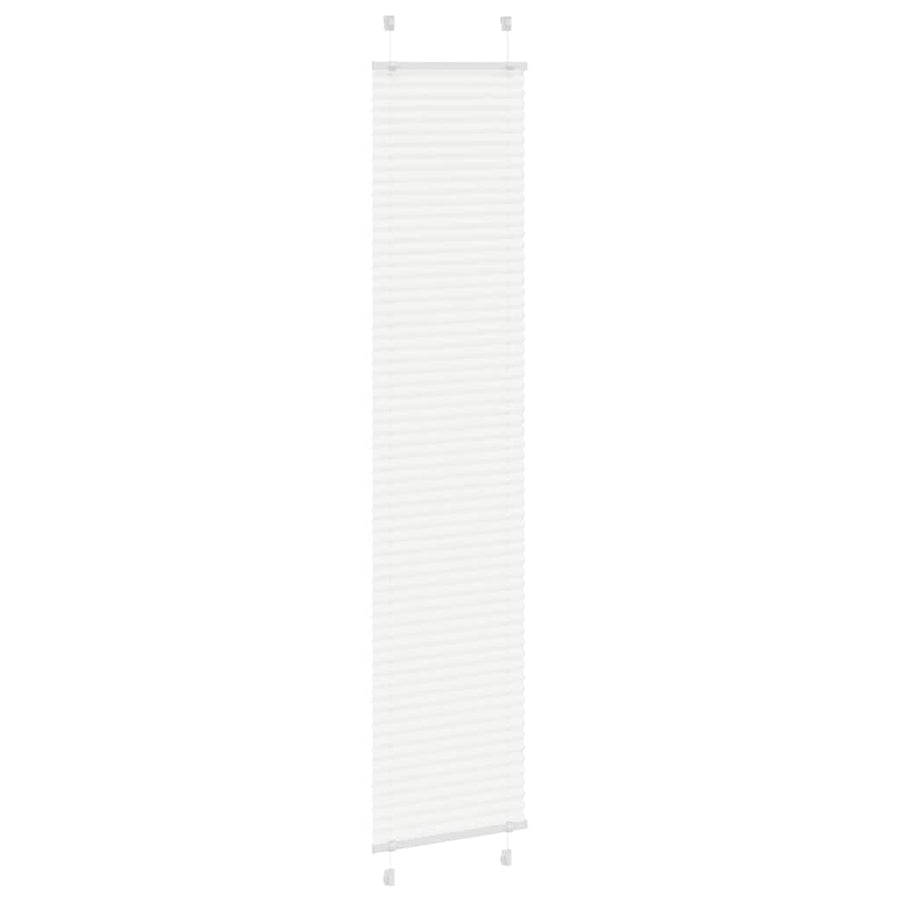 Plissé rolgordijn 50x200 cm stofbreedte 49,4 cm polyester wit