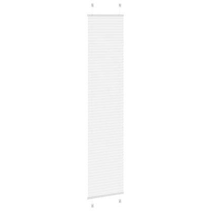 Plissé rolgordijn 50x200 cm stofbreedte 49,4 cm polyester wit