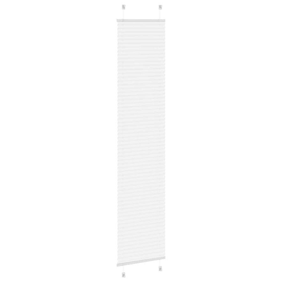 Plissé rolgordijn 50x200 cm stofbreedte 49,4 cm polyester wit