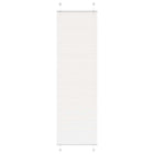 Pleated roller blind 55x200 cm fabric width 54.4 cm polyester white