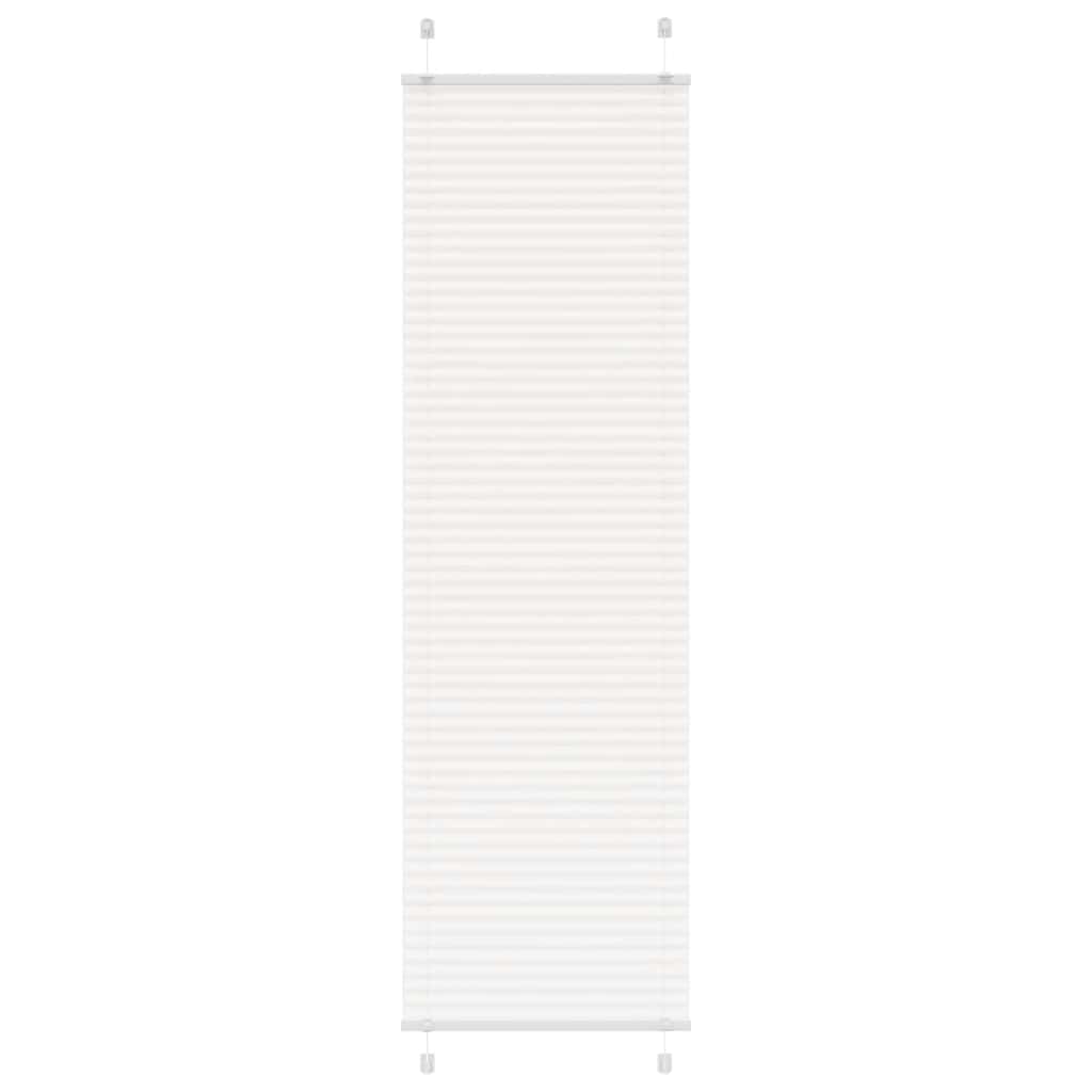 Plissé rolgordijn 55x200 cm stofbreedte 54,4 cm polyester wit