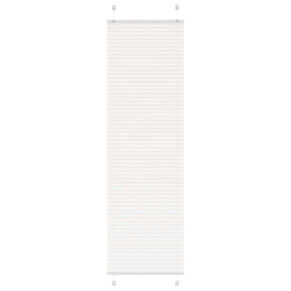 Plissé rolgordijn 55x200 cm stofbreedte 54,4 cm polyester wit