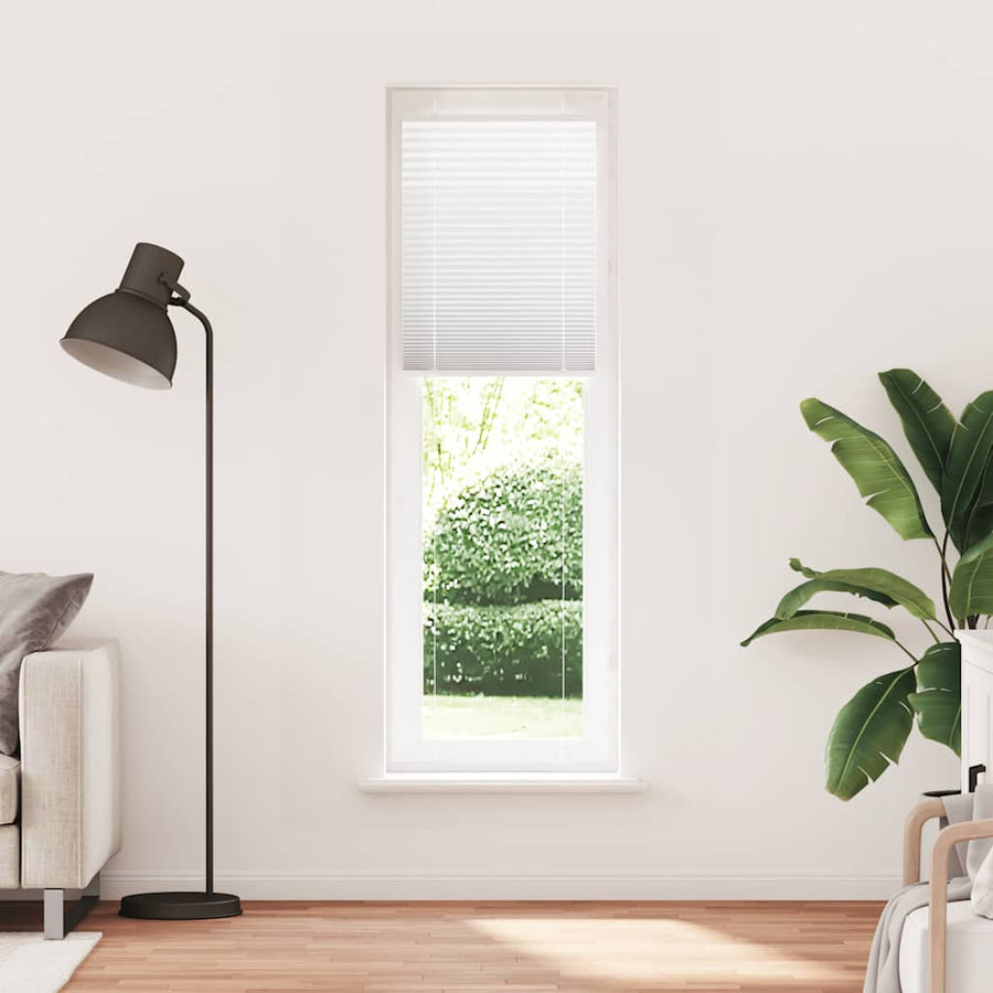 Plissé rolgordijn 55x200 cm stofbreedte 54,4 cm polyester wit