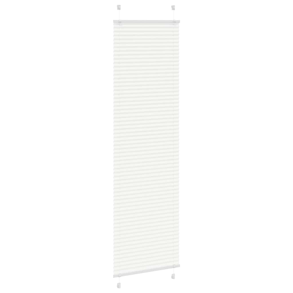 Plissé rolgordijn 55x200 cm stofbreedte 54,4 cm polyester wit