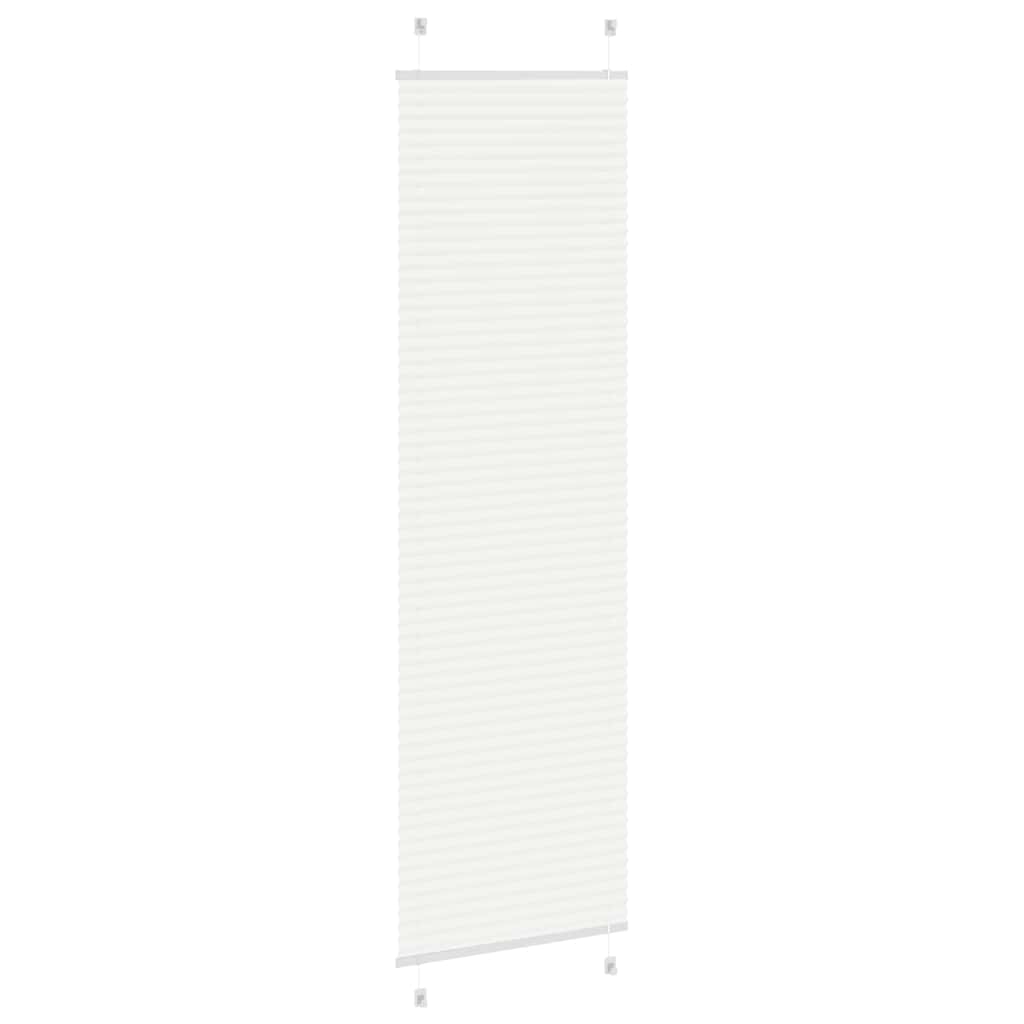 Plissé rolgordijn 55x200 cm stofbreedte 54,4 cm polyester wit