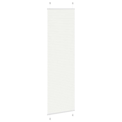 Plissé rolgordijn 55x200 cm stofbreedte 54,4 cm polyester wit