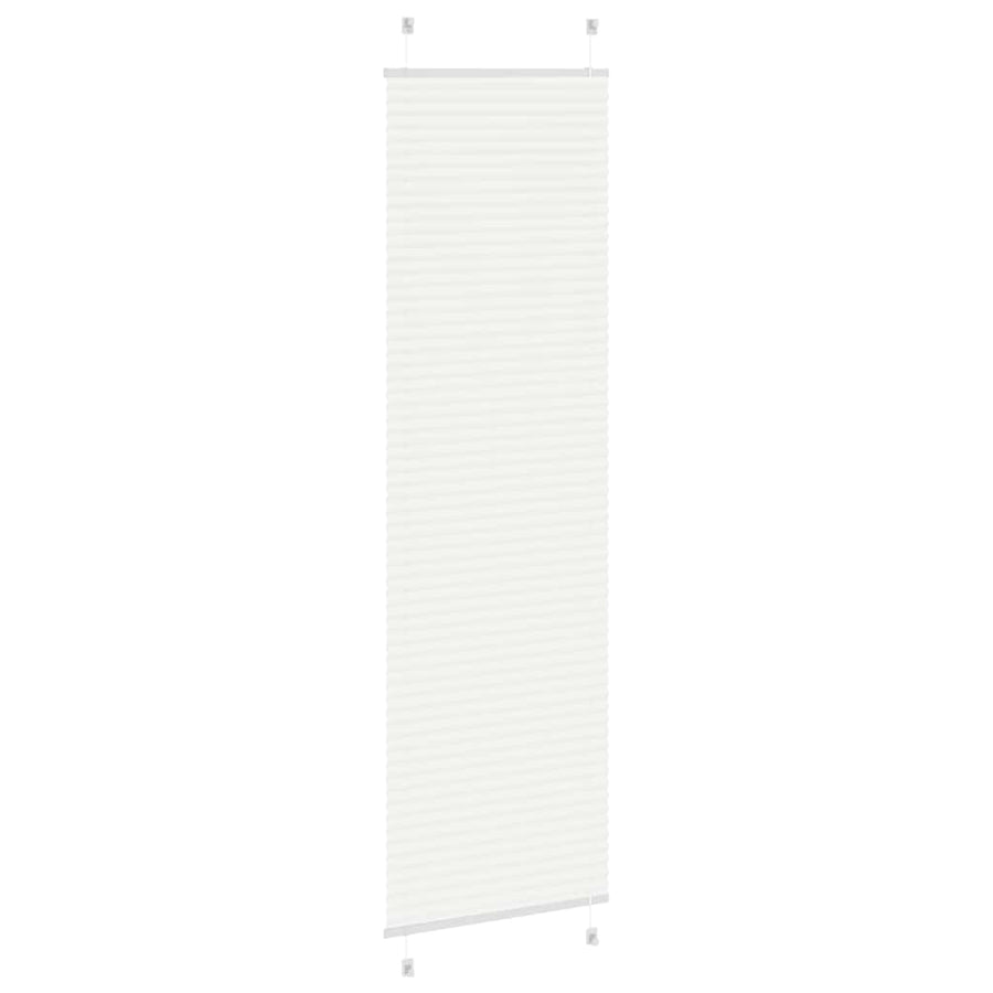 Plissé rolgordijn 55x200 cm stofbreedte 54,4 cm polyester wit