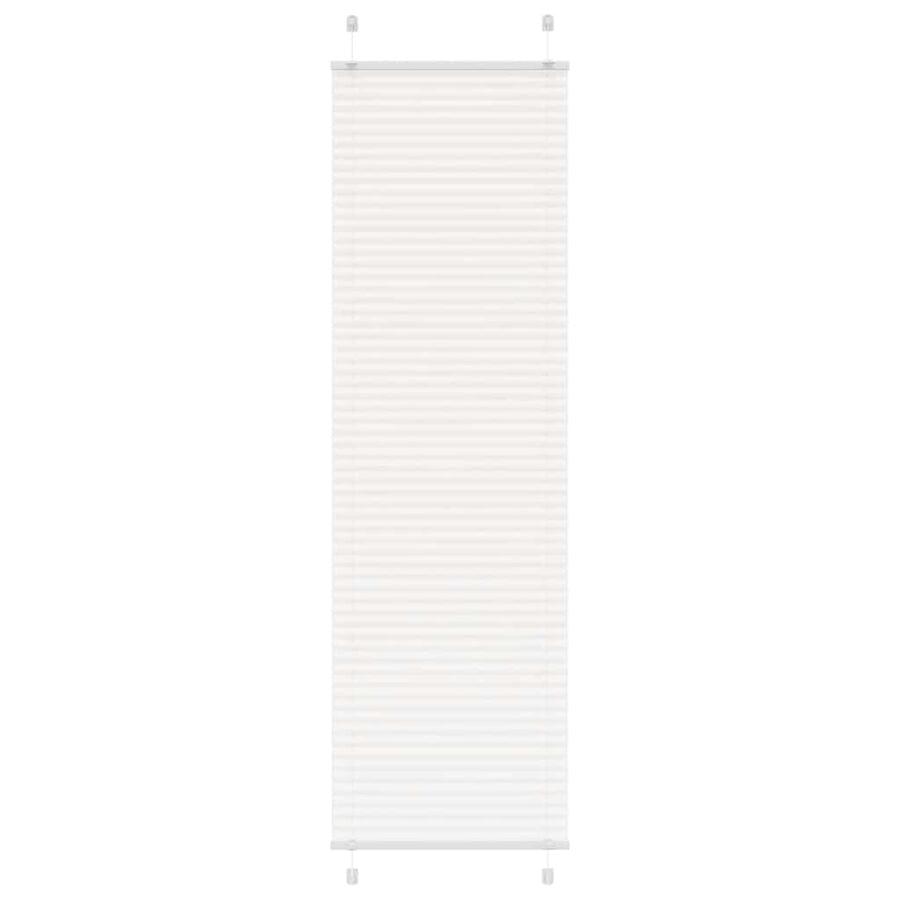 Plissé rolgordijn 60x200 cm stofbreedte 59,4 cm polyester wit