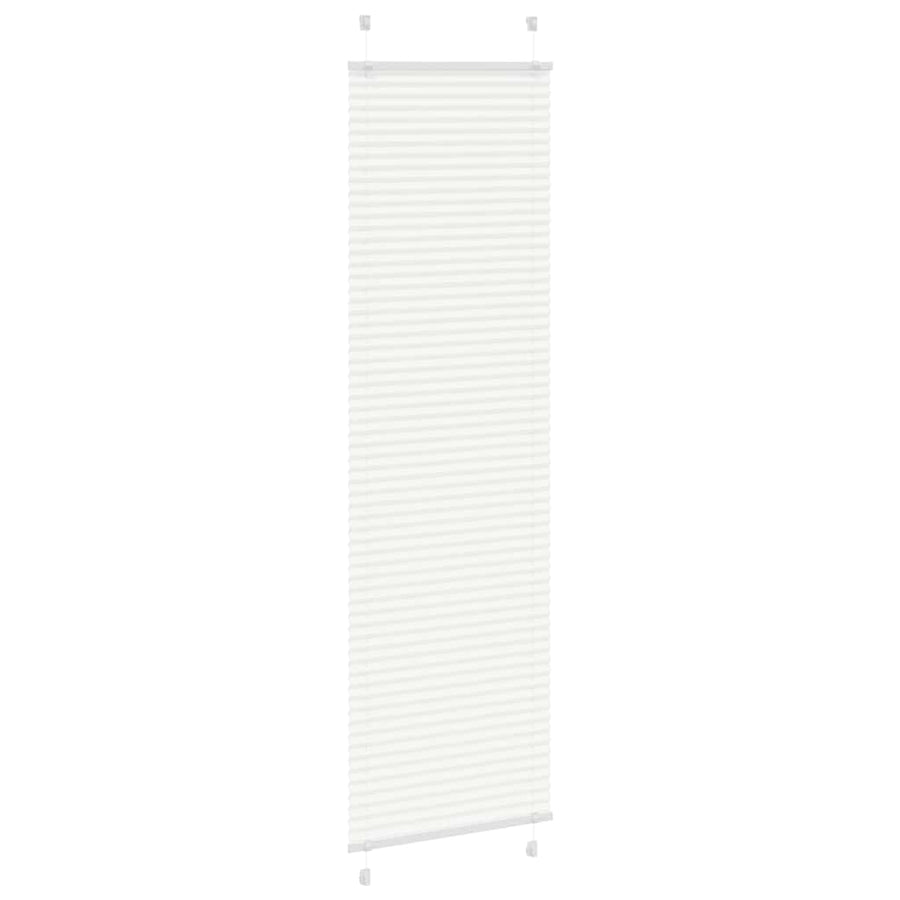 Plissé rolgordijn 60x200 cm stofbreedte 59,4 cm polyester wit