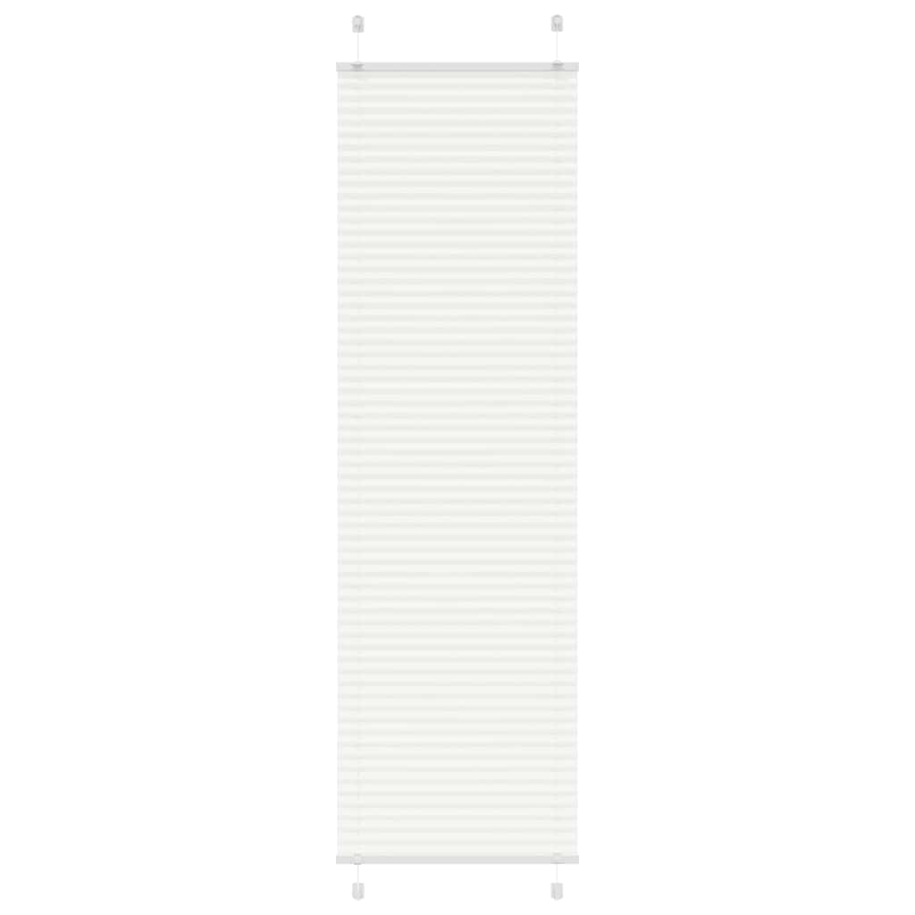 Plissé rolgordijn 65x200 cm stofbreedte 64,4 cm polyester wit
