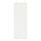 Plissé rolgordijn 75x200 cm wit polyester