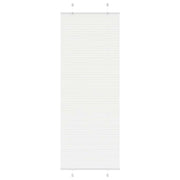 Pleated roller blind 75x200 cm fabric width 74.4 cm polyester white