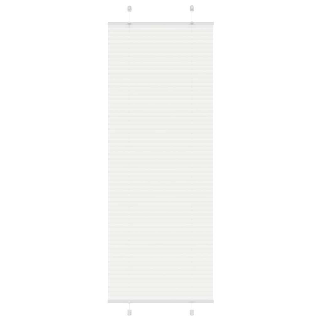Plissé rolgordijn 80x200 cm stofbreedte 79,4 cm polyester wit