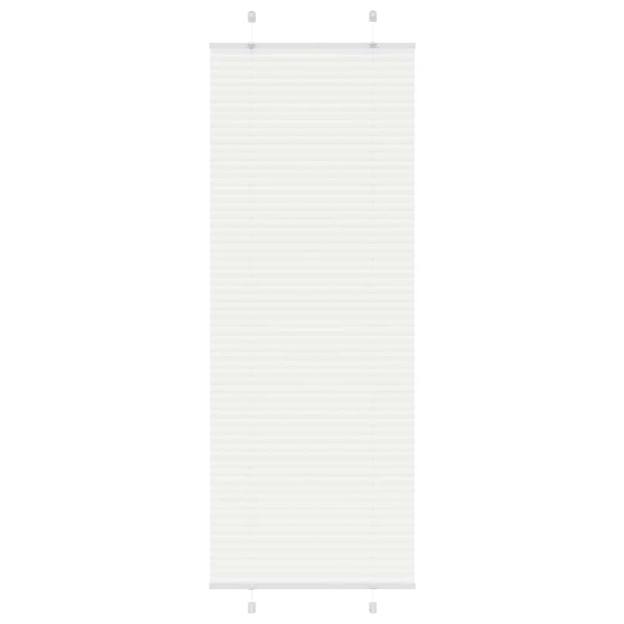 Plissé rolgordijn 80x200 cm stofbreedte 79,4 cm polyester wit
