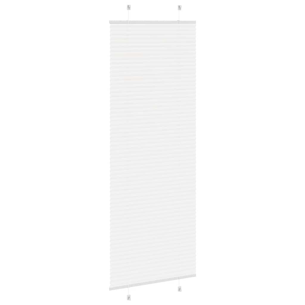 Plissé rolgordijn 80x200 cm stofbreedte 79,4 cm polyester wit