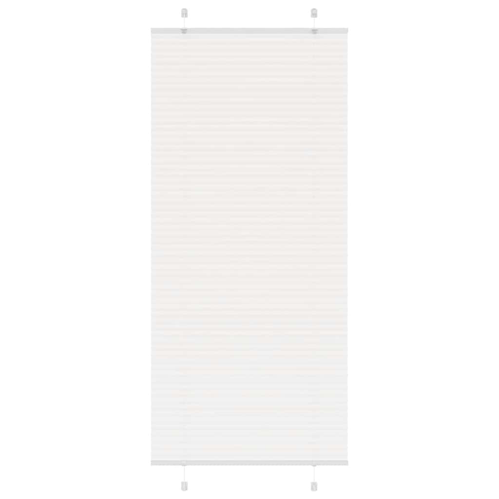 Plissé rolgordijn 85x200 cm stofbreedte 84,4 cm polyester wit
