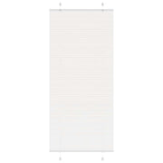 Pleated blind 85x200 cm fabric width 84.4 cm polyester white