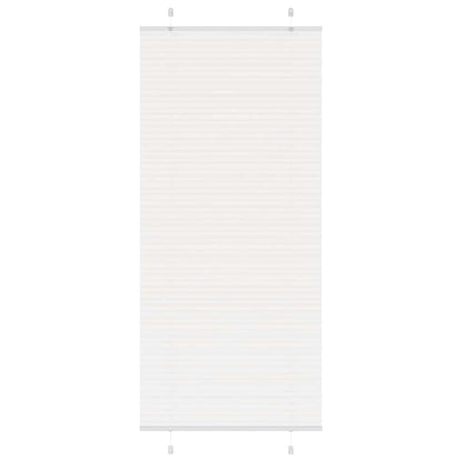 Plissé rolgordijn 85x200 cm stofbreedte 84,4 cm polyester wit