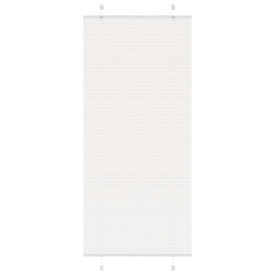 Plissé rolgordijn 85x200 cm stofbreedte 84,4 cm polyester wit