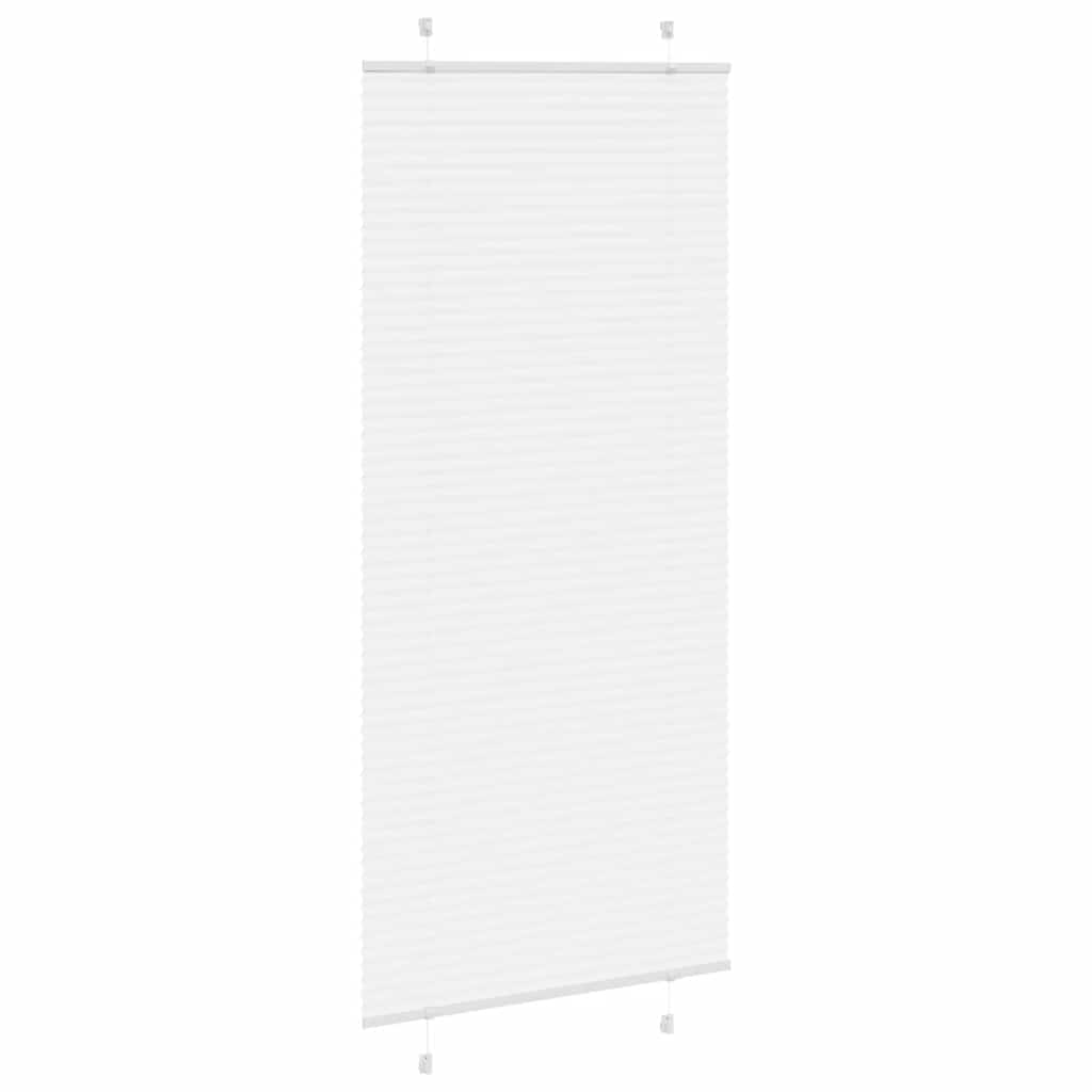 Plissé rolgordijn 85x200 cm stofbreedte 84,4 cm polyester wit