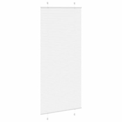 Plissé rolgordijn 85x200 cm stofbreedte 84,4 cm polyester wit