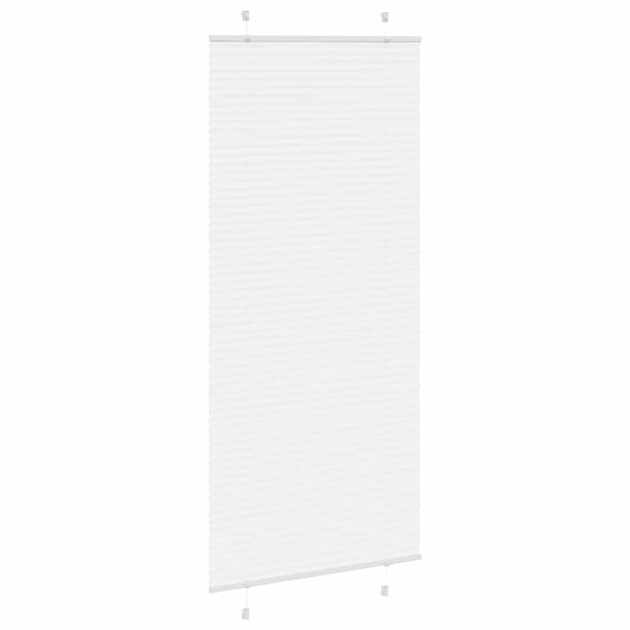 Plissé rolgordijn 85x200 cm stofbreedte 84,4 cm polyester wit