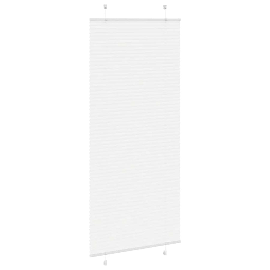 Plissé rolgordijn 85x200 cm stofbreedte 84,4 cm polyester wit