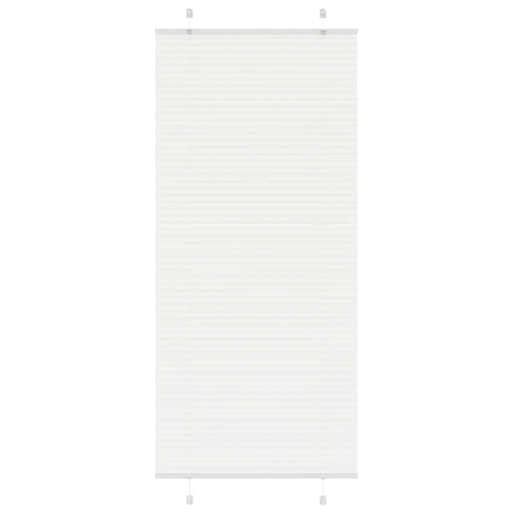 Plissé rolgordijn 90x200 cm stofbreedte 89,4 cm polyester wit