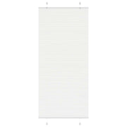 Pleated roller blind 90x200 cm fabric width 89.4 cm polyester white