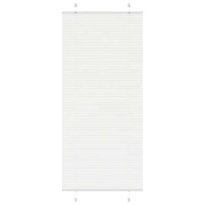 Plissé rolgordijn 90x200 cm stofbreedte 89,4 cm polyester wit