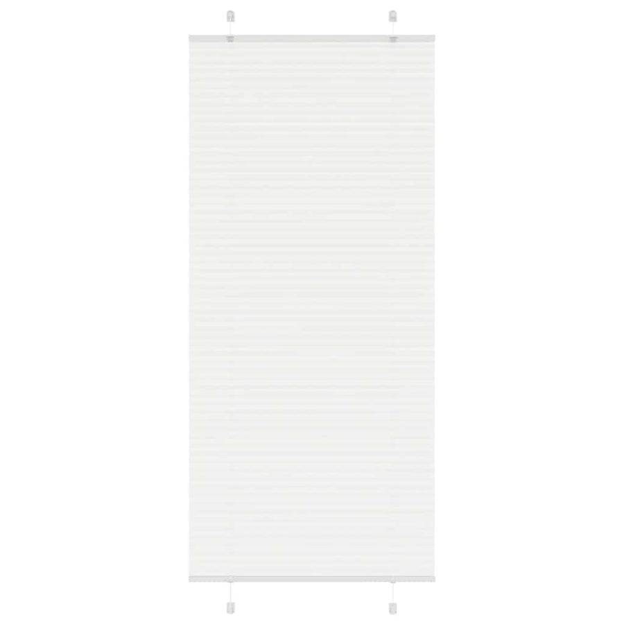 Plissé rolgordijn 90x200 cm stofbreedte 89,4 cm polyester wit