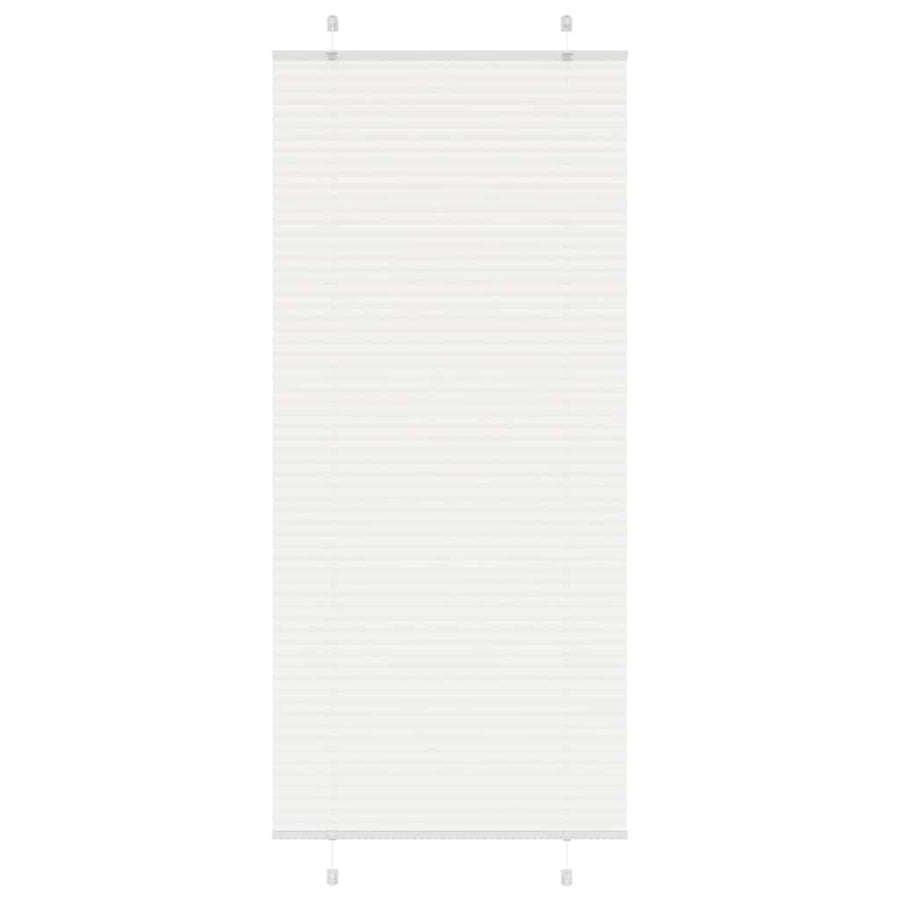 Plissé rolgordijn 95x200 cm stofbreedte 94,4 cm polyester wit