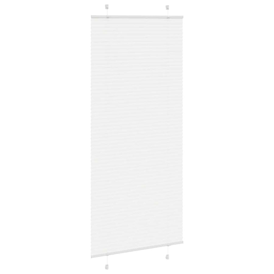 Plissé rolgordijn 95x200 cm stofbreedte 94,4 cm polyester wit