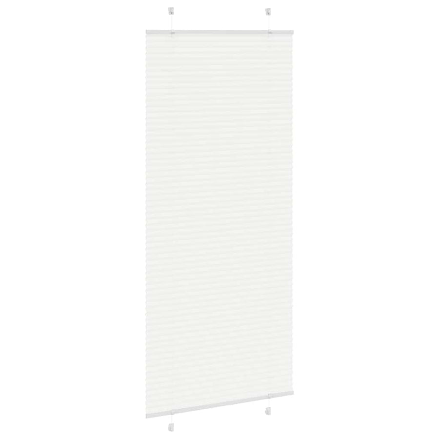 Plissé rolgordijn 95x200 cm stofbreedte 94,4 cm polyester wit