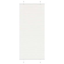 Plissé rolgordijn 100x200 cm stofbreedte 99,4cm polyester wit