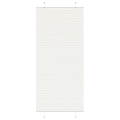 Plissé rolgordijn 100x200 cm stofbreedte 99,4cm polyester wit