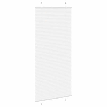 Plissé rolgordijn 100x200 cm stofbreedte 99,4cm polyester wit