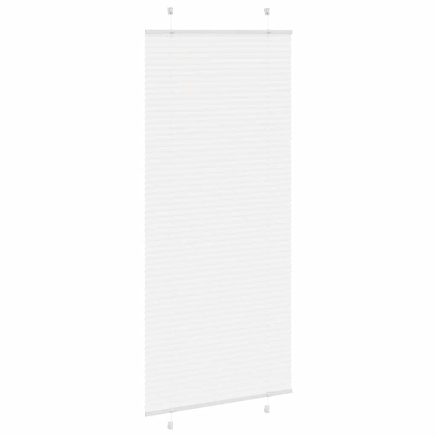 Plissé rolgordijn 100x200 cm stofbreedte 99,4cm polyester wit