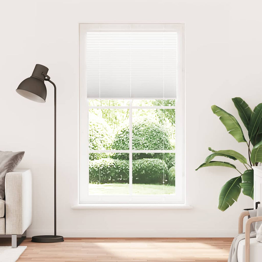 Plissé rolgordijn 105x200 cm stofbreedte 104,4cm polyester wit