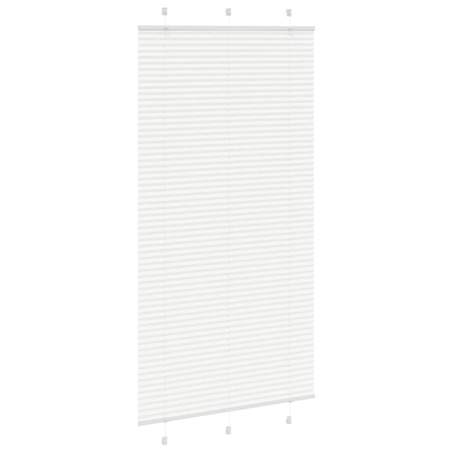 Plissé rolgordijn 105x200 cm stofbreedte 104,4cm polyester wit