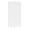 Plissé rolgordijn 110x200 cm stofbreedte 109,4cm polyester wit