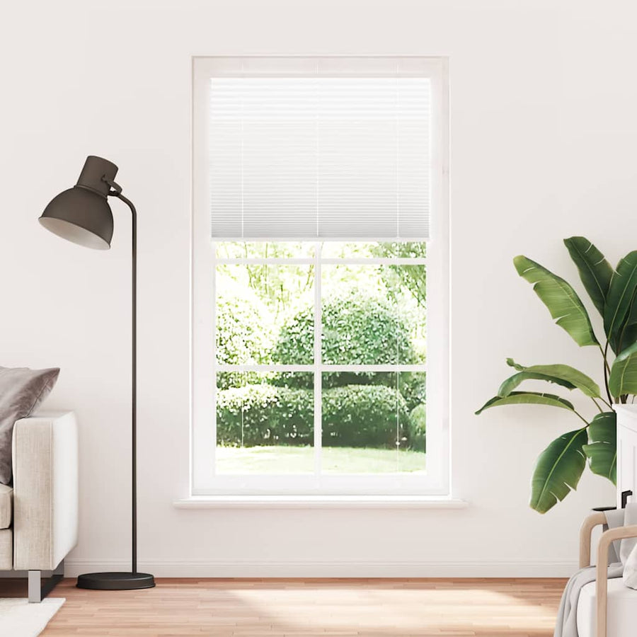 Plissé rolgordijn 110x200 cm stofbreedte 109,4cm polyester wit