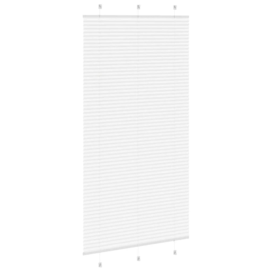 Plissé rolgordijn 110x200 cm stofbreedte 109,4cm polyester wit