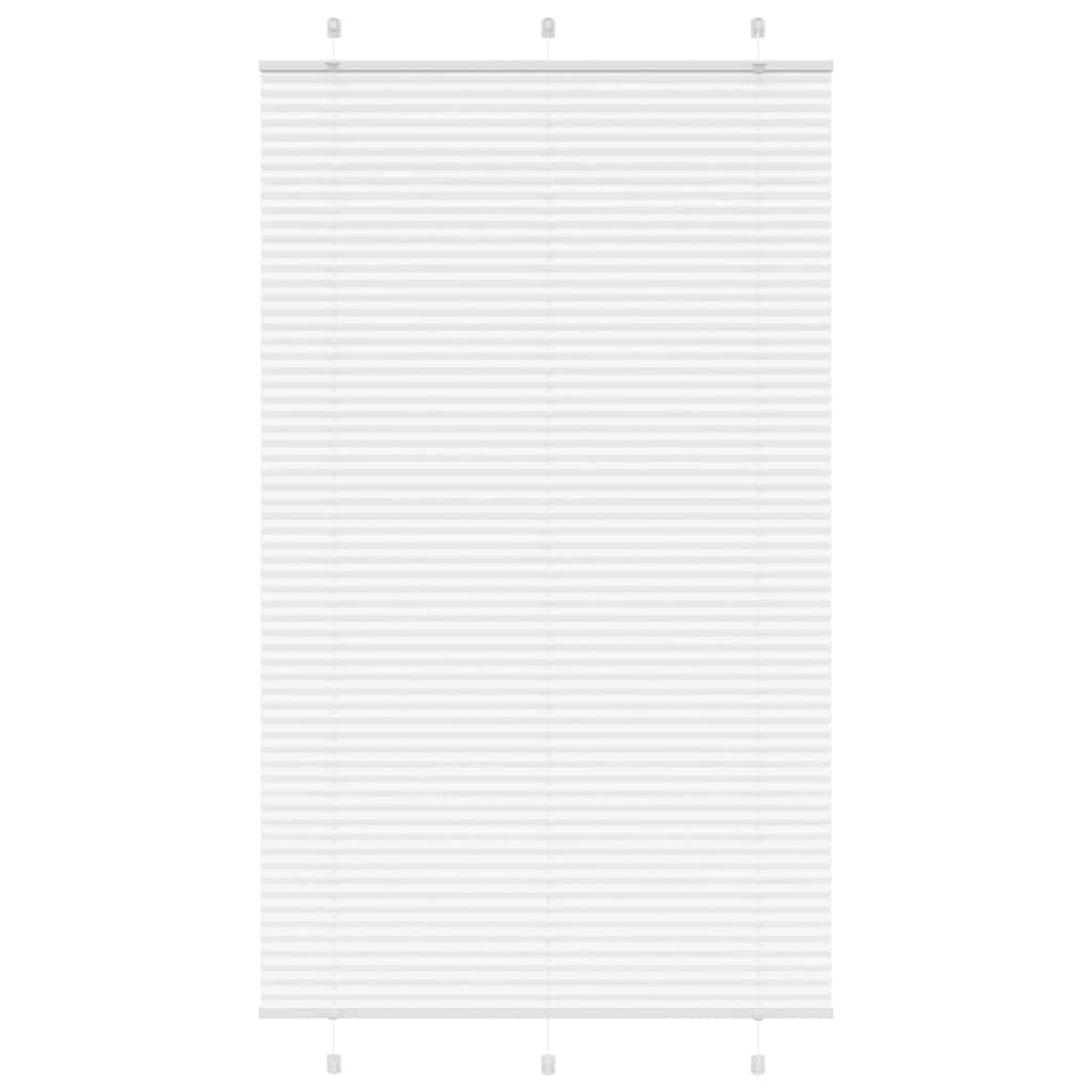Plissé rolgordijn 115x200 cm stofbreedte 114,4cm polyester wit
