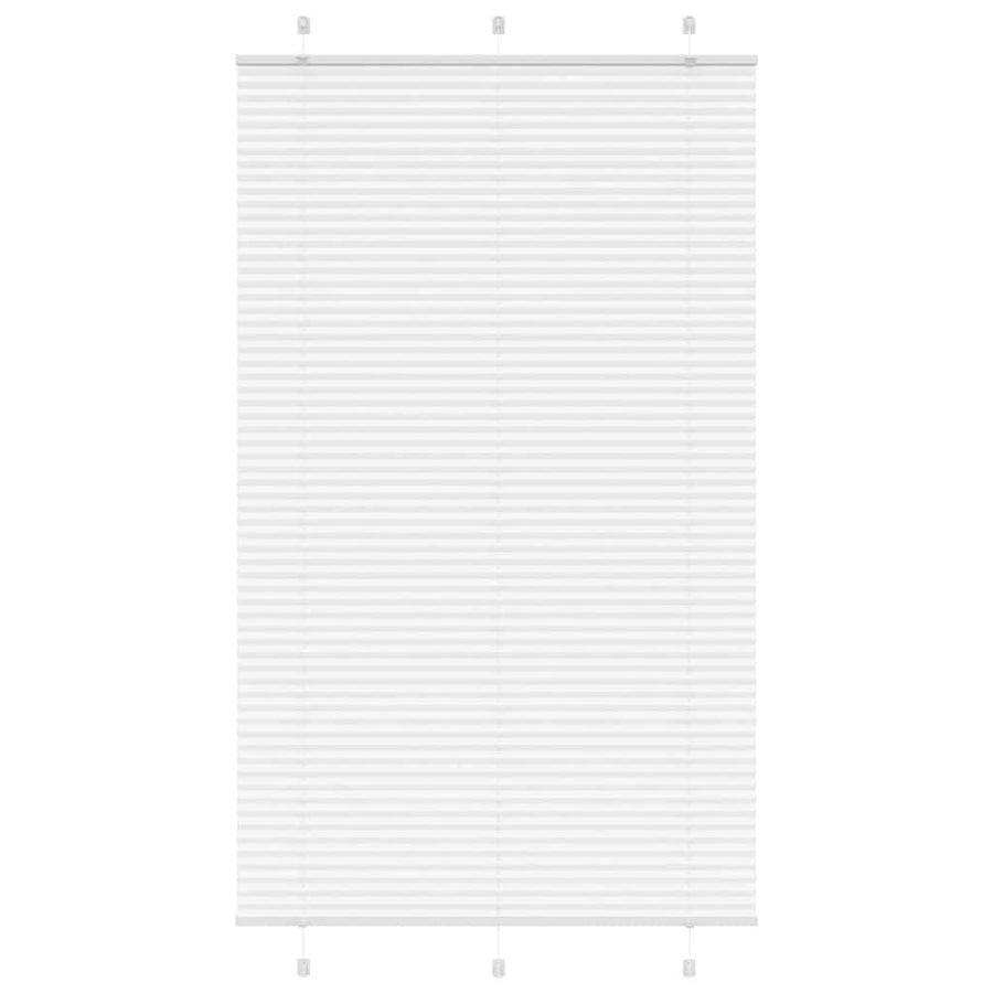 Plissé rolgordijn 115x200 cm stofbreedte 114,4cm polyester wit