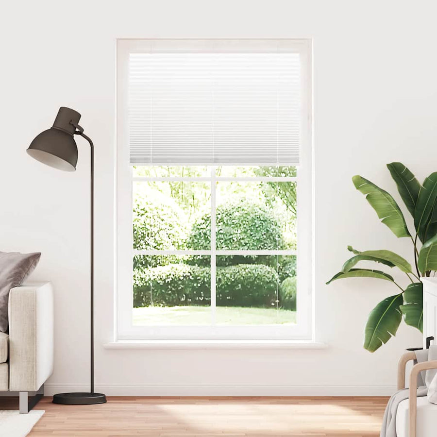 Plissé rolgordijn 115x200 cm stofbreedte 114,4cm polyester wit