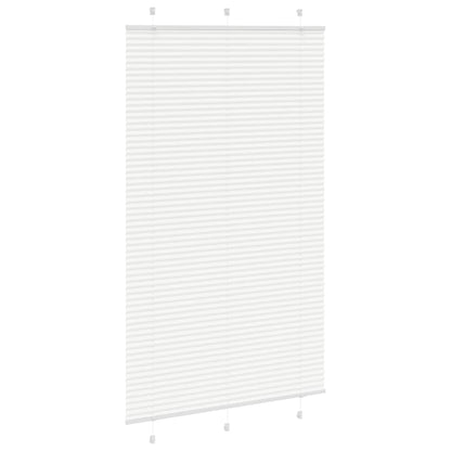 Plissé rolgordijn 115x200 cm stofbreedte 114,4cm polyester wit