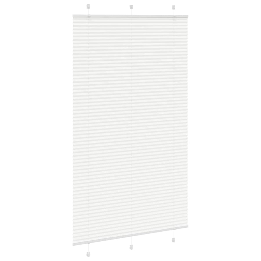 Plissé rolgordijn 115x200 cm stofbreedte 114,4cm polyester wit